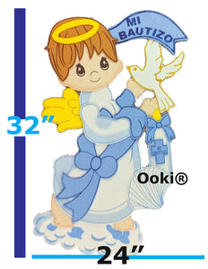 Mi Bautizo Comunion Jumbo Angel Boy Girl EVA Craft Foam