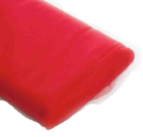 Red Tulle Fabric Bolt 54
