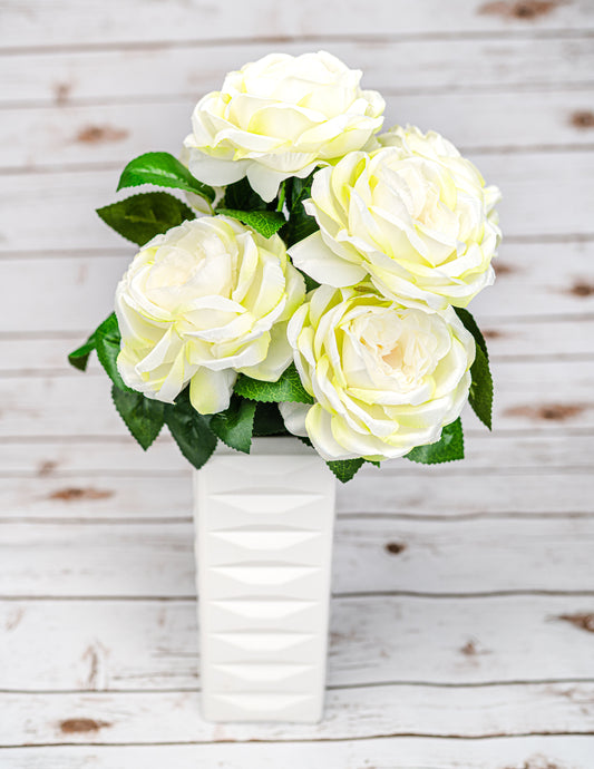 Yellow Cabbage 7 Flower Bloom Peony Rose